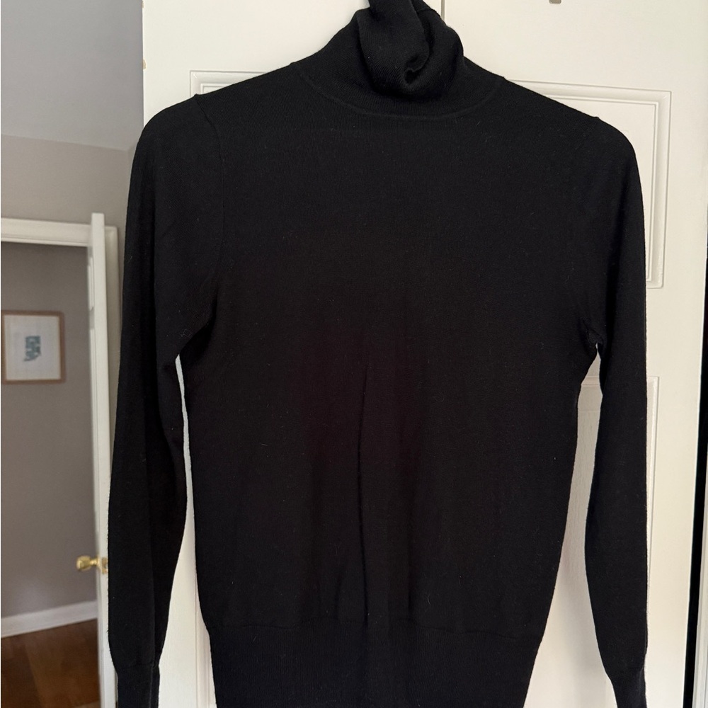 J. Crew Women’s Black Turtleneck Sweater